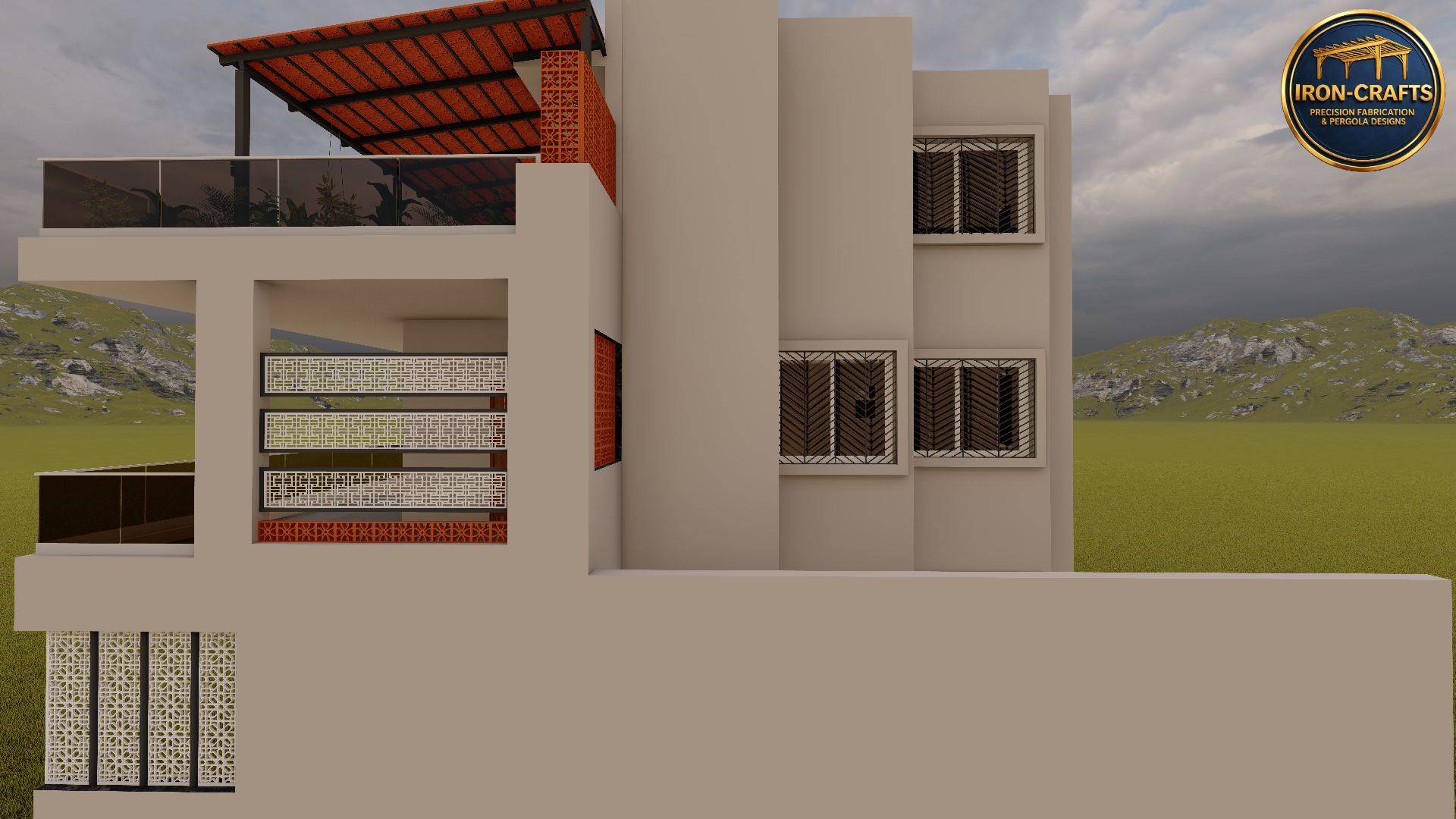3D Mangalore Tile Design